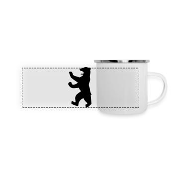 Bear of Berlin - Panoramic Camper Mug - white - Front
