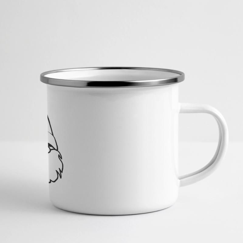 Funny dwarf beard funny stocking cap Panoramic Camper Mug