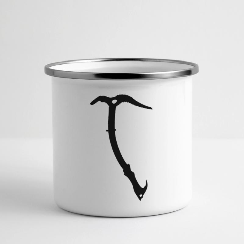 eispickel Panorama Emaille-Tasse