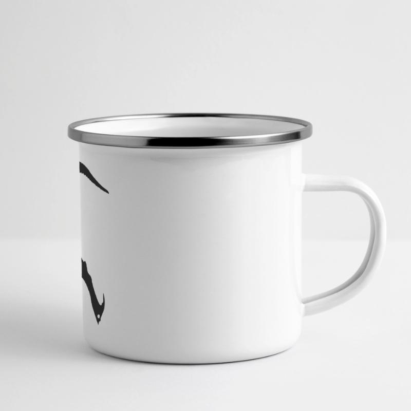 eispickel Panorama Emaille-Tasse