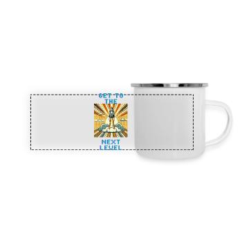 get to the next level - Panoramic Camper Mug - white - Front