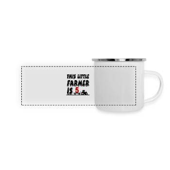 Farmer - Panoramic Camper Mug - white - Front