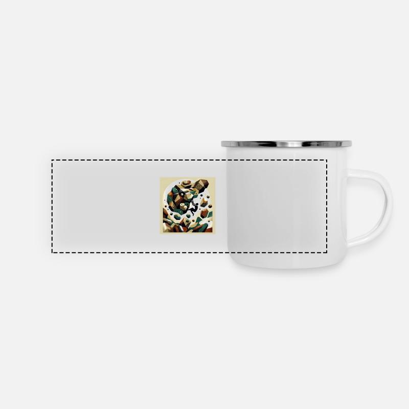 Boulder - Panoramic Camper Mug - white