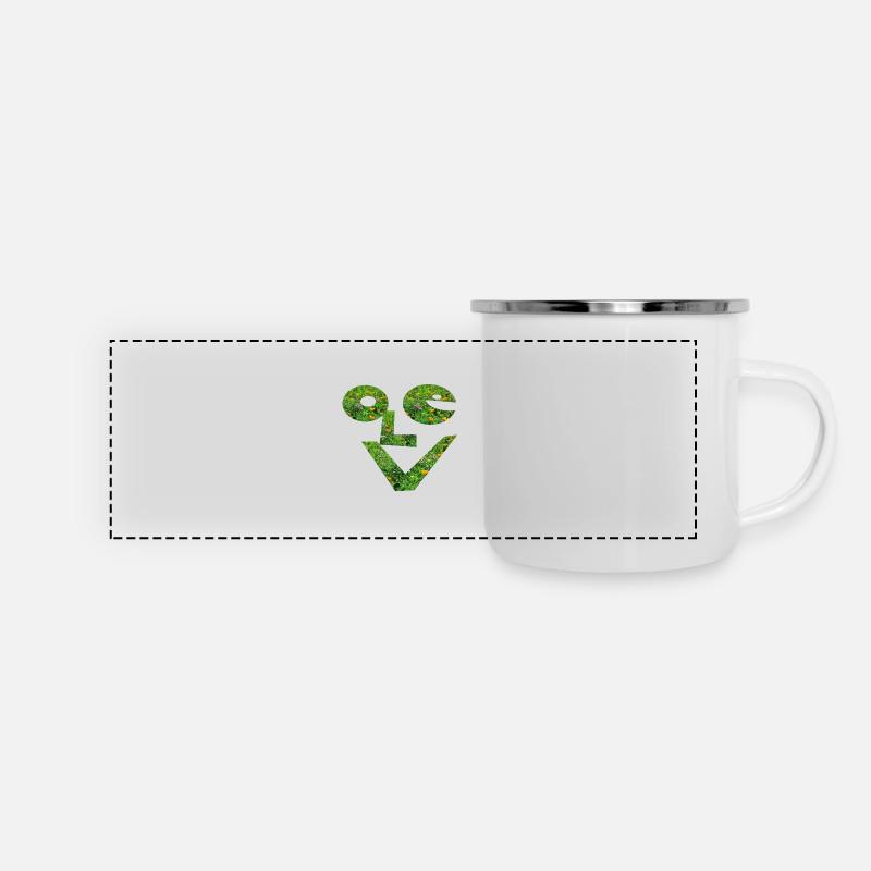 Love Nature - Panoramic Camper Mug - white