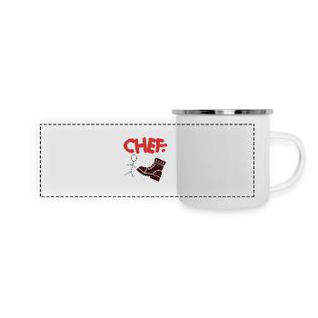 Patron Superviseur Chef de bureau Chef d’équipe Entreprise - Mug panoramique émaillé - blanc - Devant