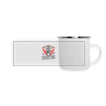 Judo Fighter - Panoramic Camper Mug - white - Front