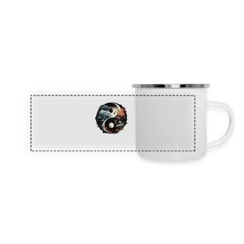 Yin Yang - Panoramic Camper Mug - white - Front