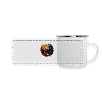 Yin Yang - Panoramic Camper Mug - white - Front