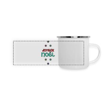 CHRISTMAS. MERRY CHRISTMAS. MERRY CHRISTMAS. NEW YEAR’S DAY - Panoramic Camper Mug - white - Front