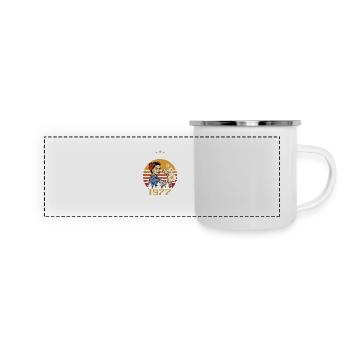 December 1977 Birthday Present December 1977 - Panoramic Camper Mug - white - Front