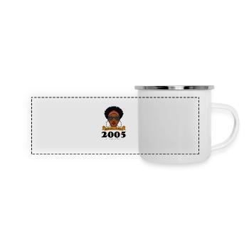 Black Queens Born in 2005 turn 19 and Look - Panoramic Camper Mug - white - Front