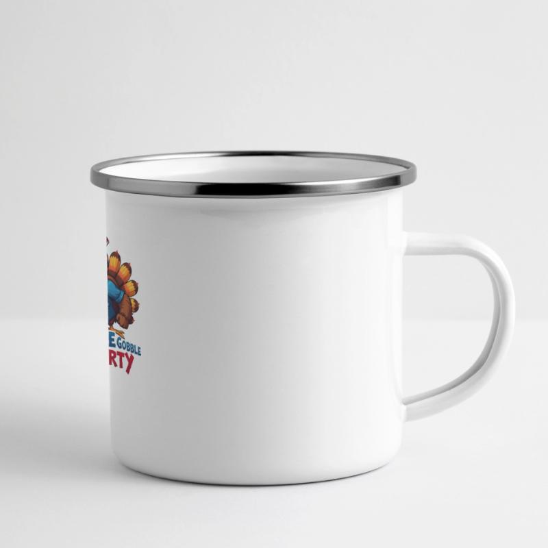 Gobble Gobble Liberty Mug panoramique émaillé