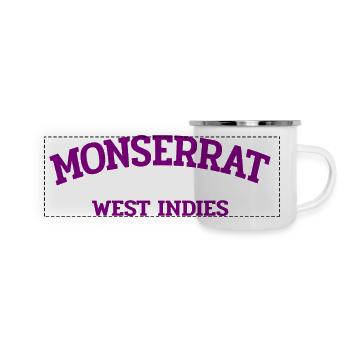 Monserrat - Plymouth - Caraïbes - Antilles - Mug panoramique émaillé - blanc - Devant