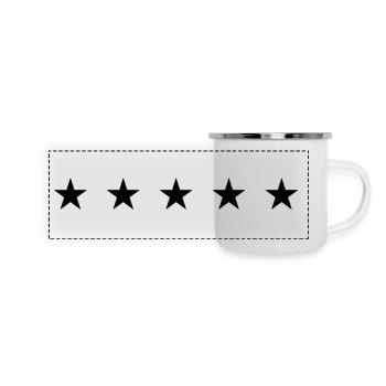 5 Star Christmas - Panoramic Camper Mug - white - Front