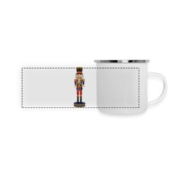 Nutcracker - Panorama Emaille-Tasse - Weiß - Vorne