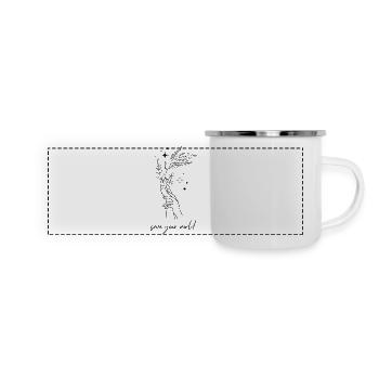 Save your world - Panoramic Camper Mug - white - Front