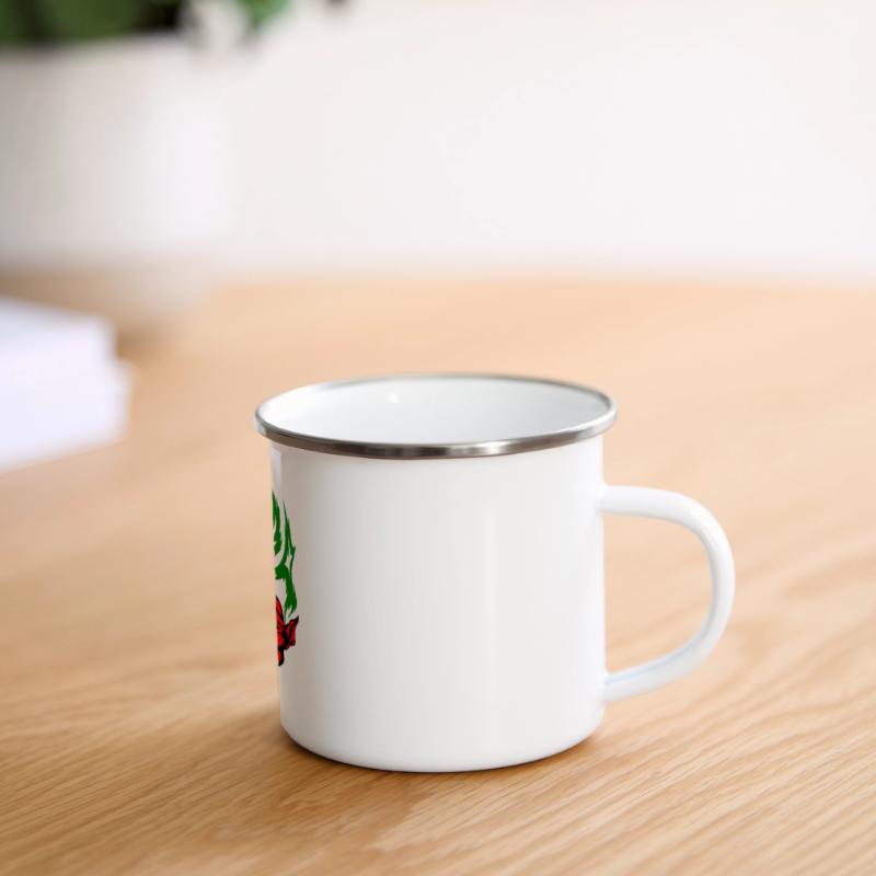 Stapooa Dämon Farbe Panorama Emaille-Tasse