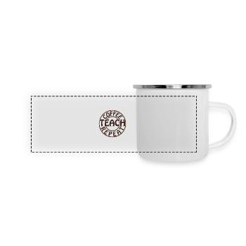 Coffee Teach Repeat - Panoramic Camper Mug - white - Front