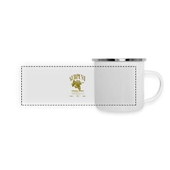 Green Tree Python Modern Reptile Keeper Streetwear - Panoramic Camper Mug - white - Front