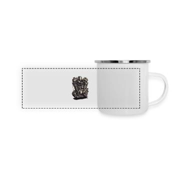 Ingénieur automobile Mécanicien de véhicules à moteur Vintage - Mug panoramique émaillé - blanc - Devant