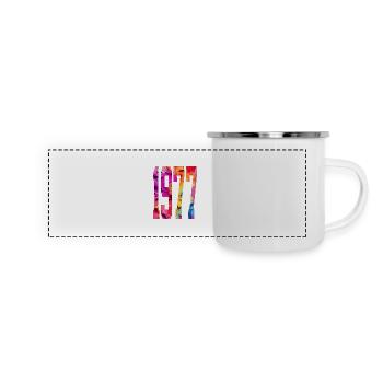 BUNT 49TH BIRTHDAY 1977 - Panoramic Camper Mug - white - Front