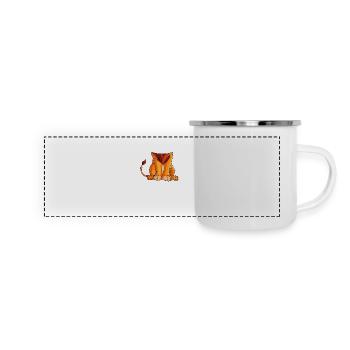 Mighty Lion Halloween Déguisement Costume Enfants - Mug panoramique émaillé - blanc - Devant
