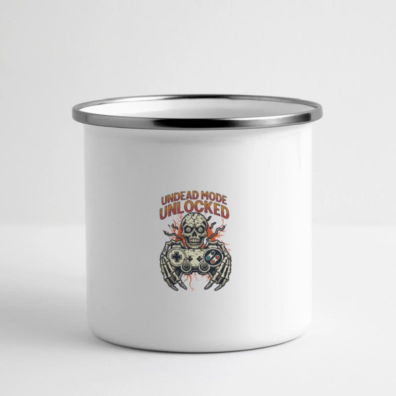 Zombie Gaming Controller Unleashed Undead Panoramic Camper Mug