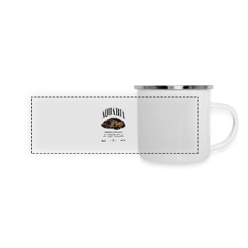 Oscar Fish Keeper Modern Streetwear - Panoramic Camper Mug - white - Front