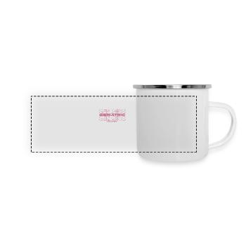 Altenpfleger Krankenpfleger Medizinische Krankenschwestern Stilvoll - Panorama Emaille-Tasse - Weiß - Vorne