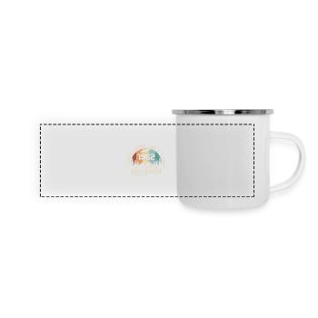 1962 Original Cadeau Anniversaire Vintage 1962 - Mug panoramique émaillé - blanc - Devant