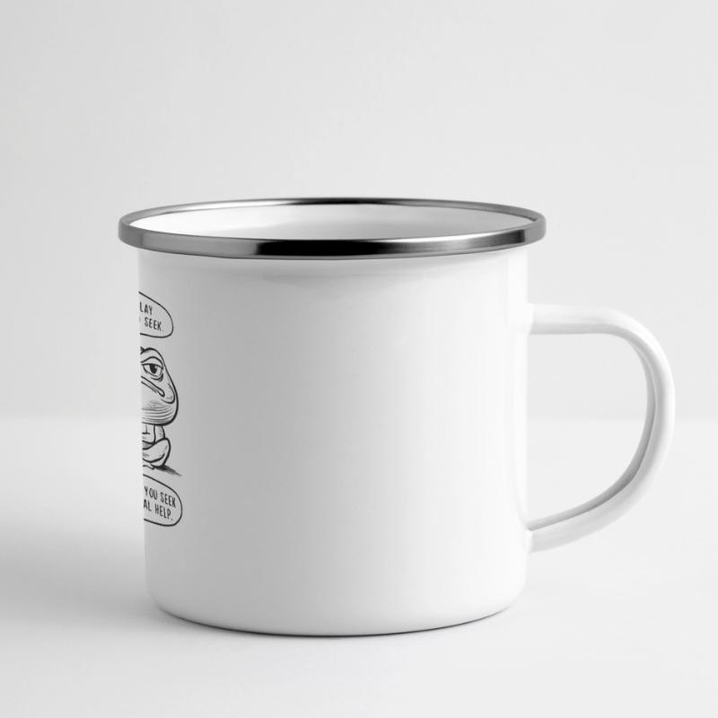 Cache-cache Mug panoramique émaillé