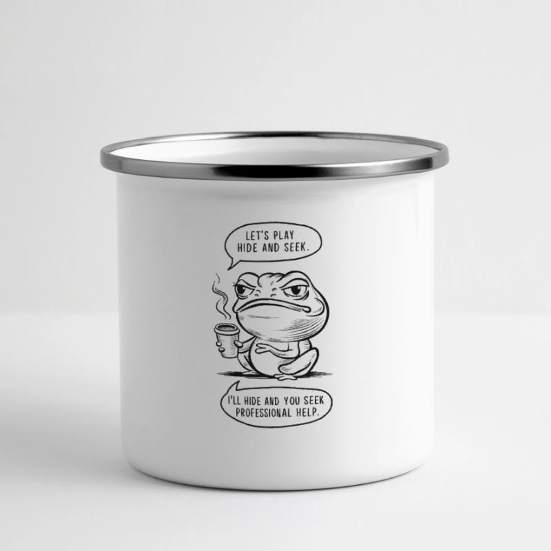 Cache-cache Mug panoramique émaillé