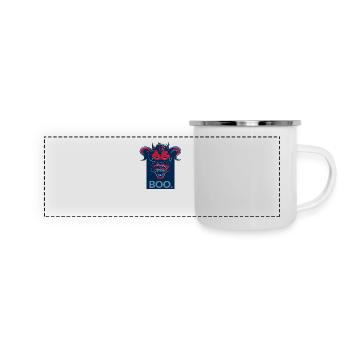boo. - Panorama Emaille-Tasse - Weiß - Vorne