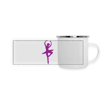 ballerina ballet dance dancer dance dancer yoga53 - Panoramic Camper Mug - white - Front