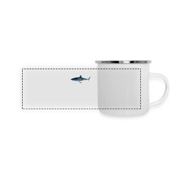 Great White Shark - Panoramic Camper Mug - white - Front