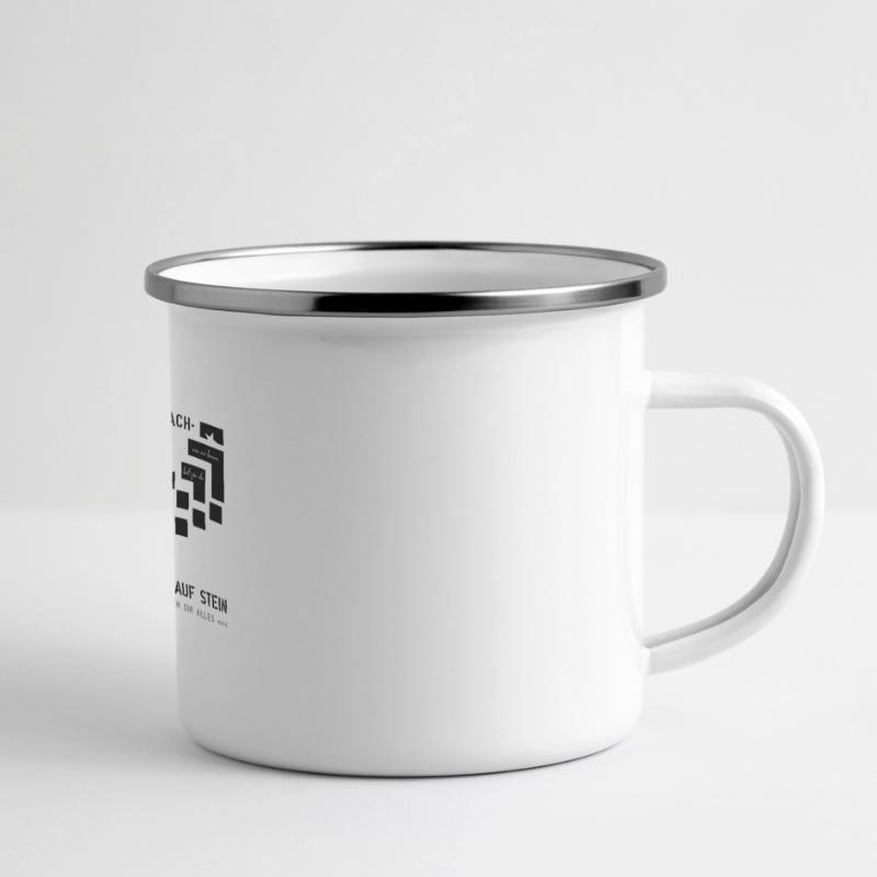 Building construction worker bricklayer Panoramic Camper Mug