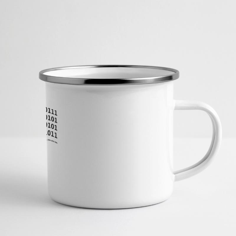 Binary / Binary Code Binary Code Funny T-Shirt Panoramic Camper Mug