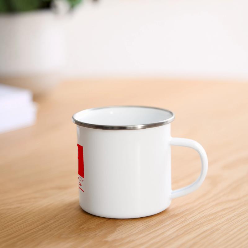 Emergency EXIT Basic Red Panoramic Camper Mug