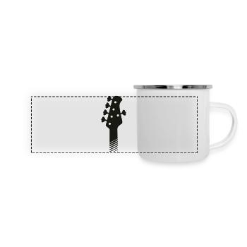 MM5_85 - Panorama Emaille-Tasse - Weiß - Vorne