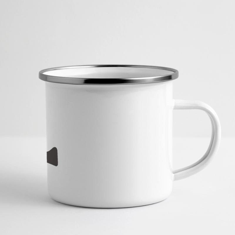 L Mug panoramique émaillé