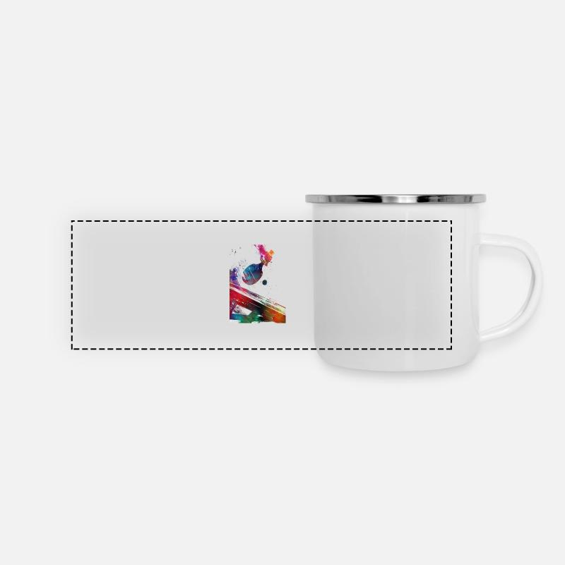Table tennis sport #pingpong #tabletennis - Panoramic Camper Mug - white