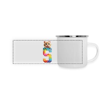 5 YEARS CAT 5TH BIRTHDAY - Panoramic Camper Mug - white - Front