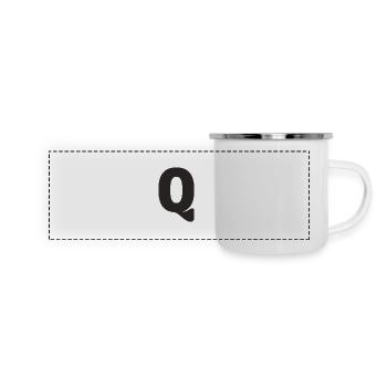 Q - Panoramic Camper Mug - white - Front
