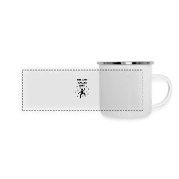 Chemise Boulder - Mug panoramique émaillé - blanc - Devant