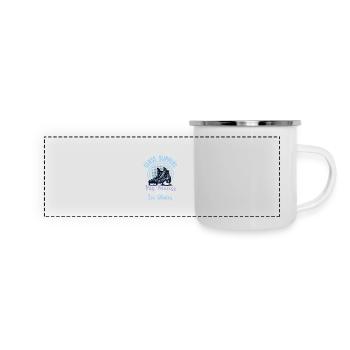 Ice Skating Royalty: Beyond Glass Slippers - Panoramic Camper Mug - white - Front