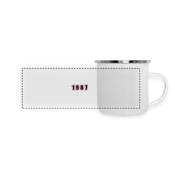 1987 Year Birthday - Panoramic Camper Mug - white - Front