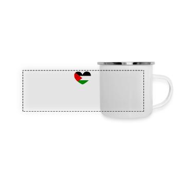 Free palestine - Panoramic Camper Mug - white - Front