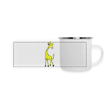 Giraffe 02 - Panoramic Camper Mug - white - Front
