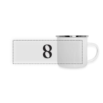 8 - Panoramic Camper Mug - white - Front