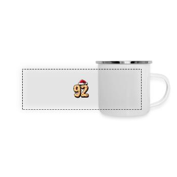 92 Number Christmas - Panoramic Camper Mug - white - Front